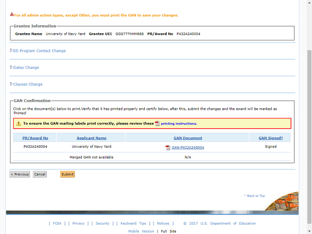 Screen image of this step