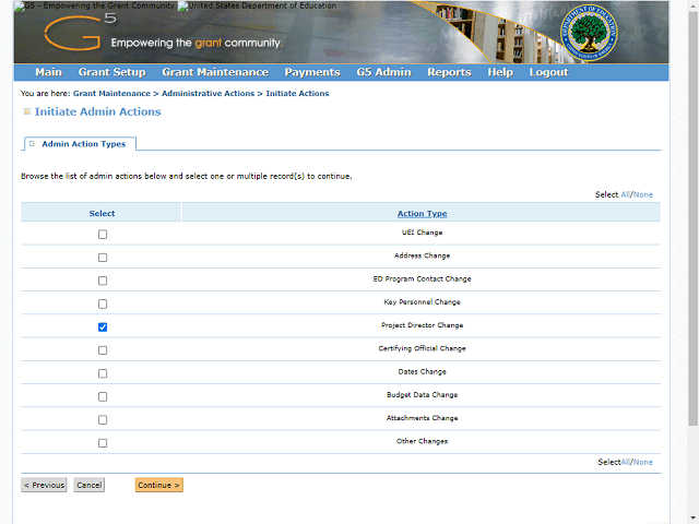 Screen image of this step