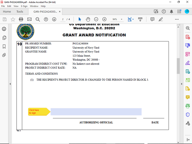 Screen image of this step