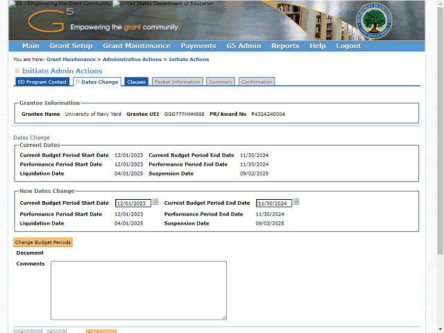 Screen image of this step