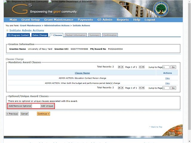 Screen image of this step