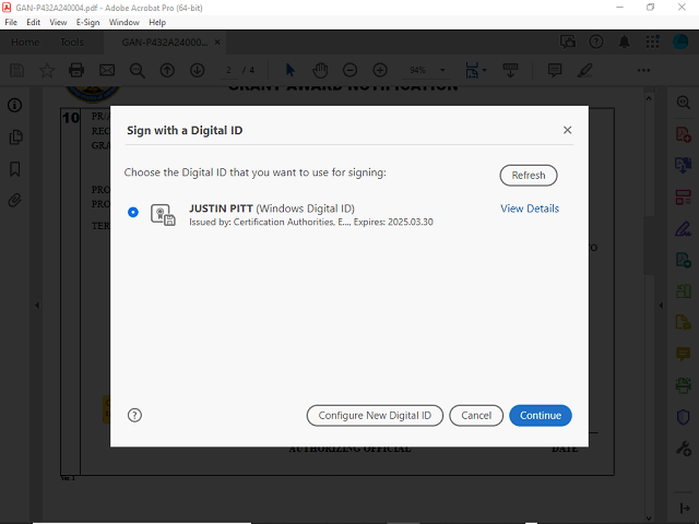 Screen image of this step