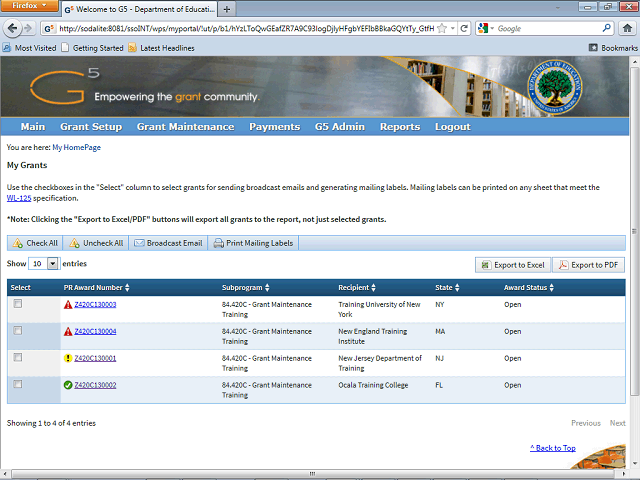 Screen image of this step