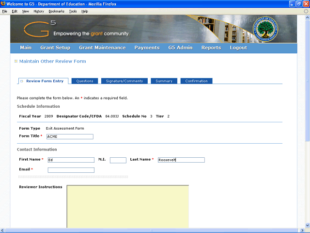 Screen image of this step