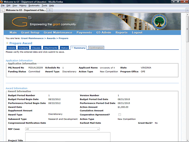 Screen image of this step