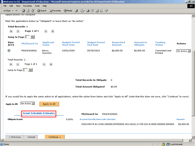 Screen image of this step
