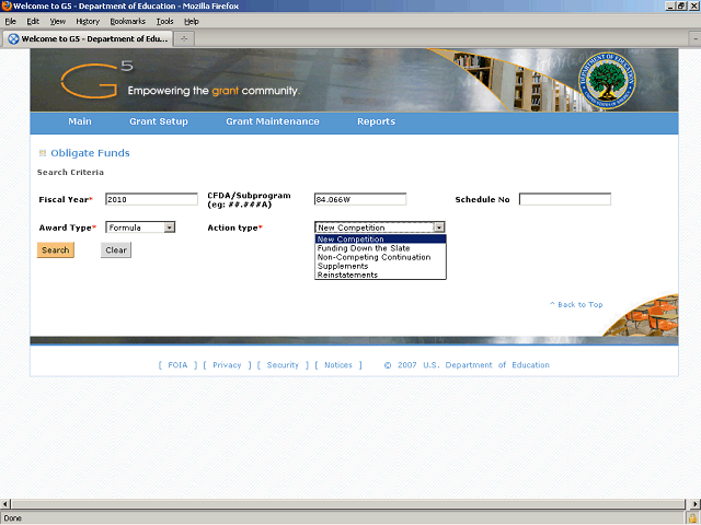 Screen image of this step