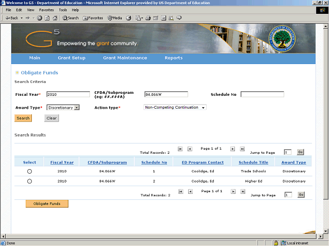 Screen image of this step