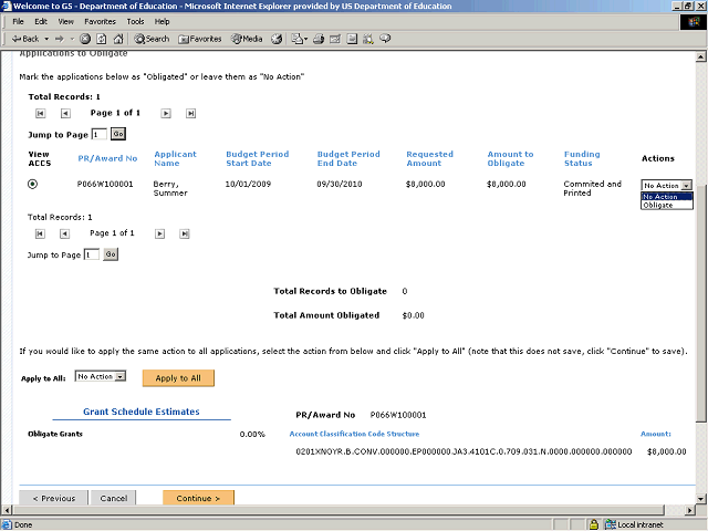 Screen image of this step