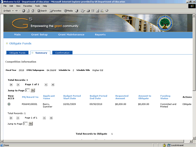 Screen image of this step