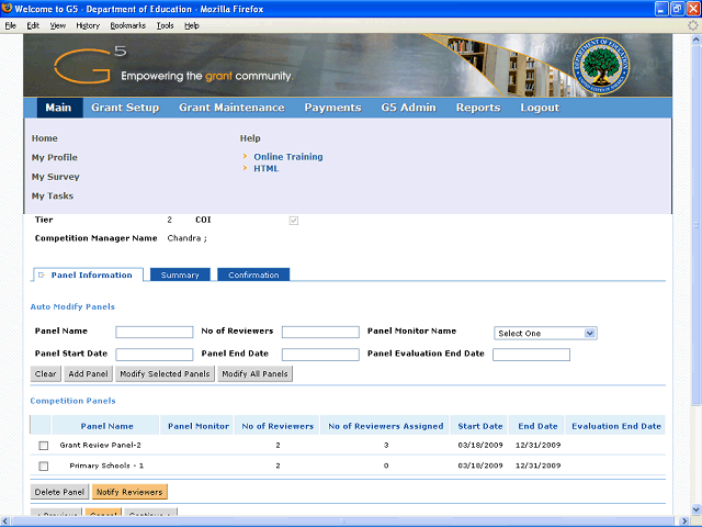 Screen image of this step