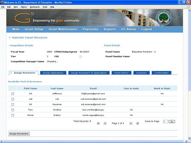 Screen image of this step
