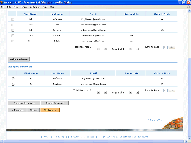 Screen image of this step