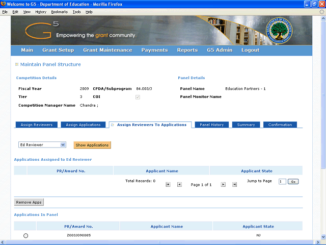 Screen image of this step