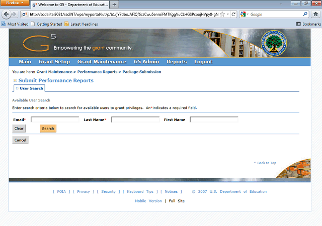 Screen image of this step
