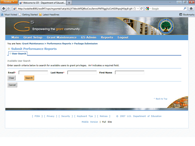 Screen image of this step