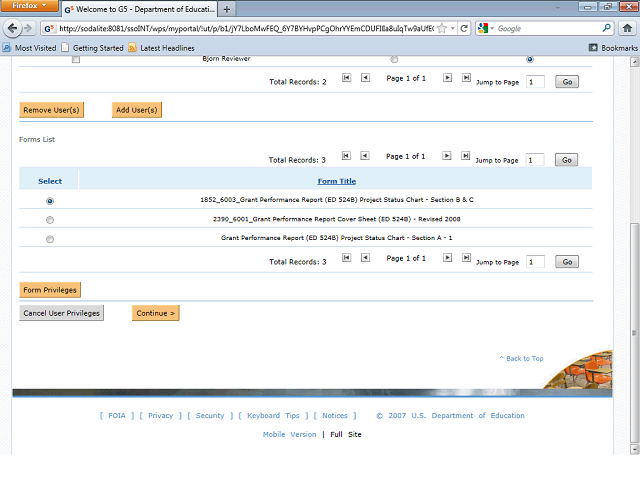 Screen image of this step