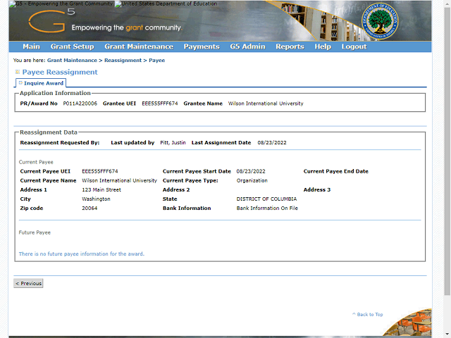 Screen image of this step