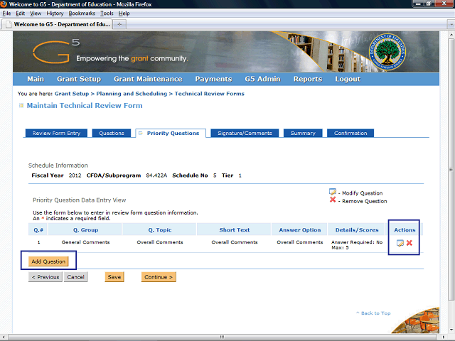 Screen image of this step