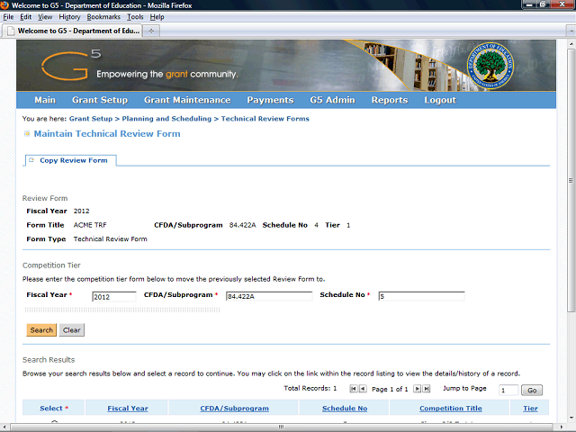Screen image of this step