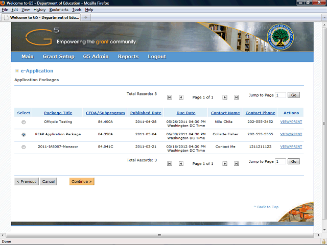 Screen image of this step