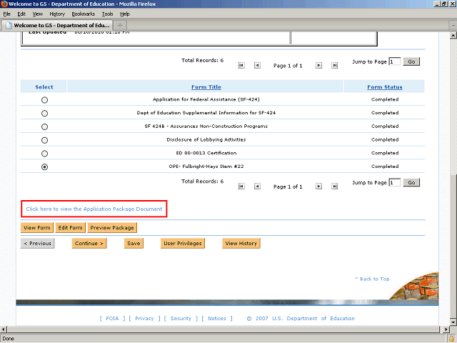 Screen image of this step