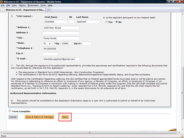 Screen image of this step