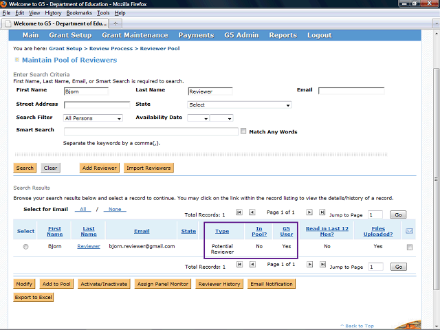 Screen image of this step