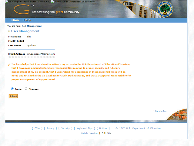 Screen image of this step