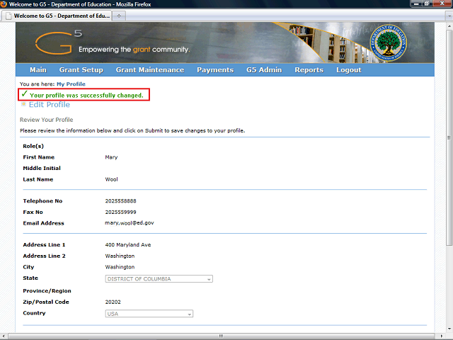Screen image of this step