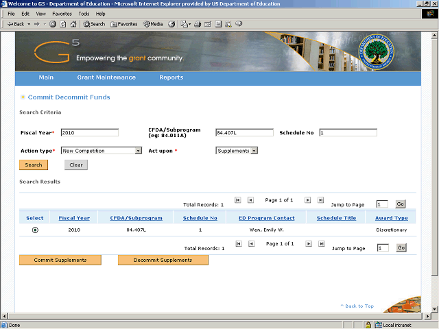 Screen image of this step