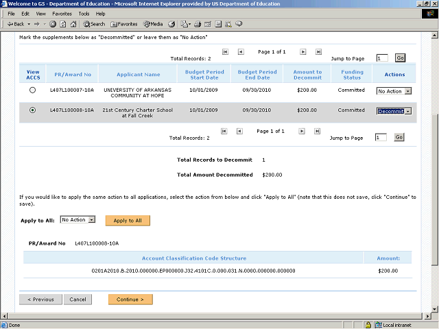 Screen image of this step