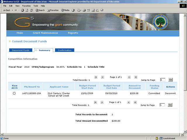 Screen image of this step