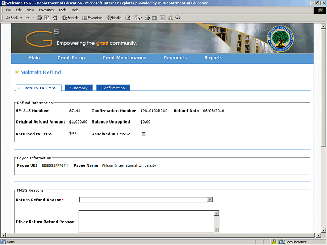 Screen image of this step