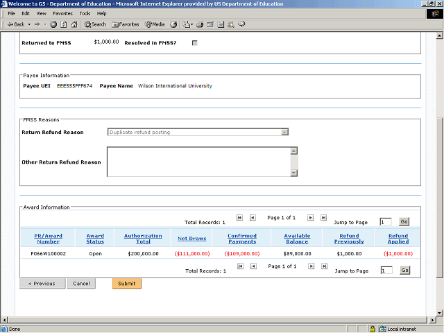 Screen image of this step