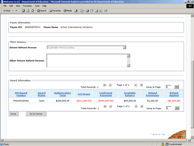 Screen image of this step
