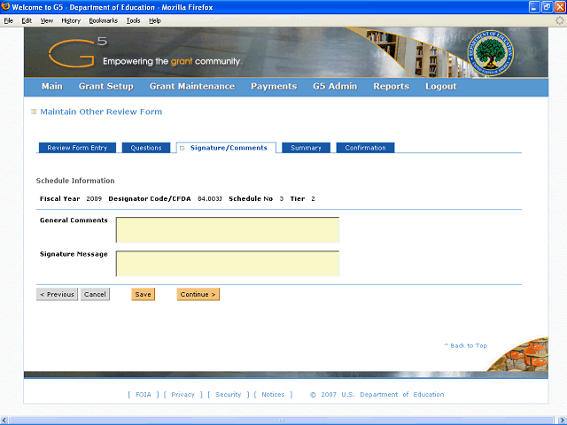 Screen image of this step