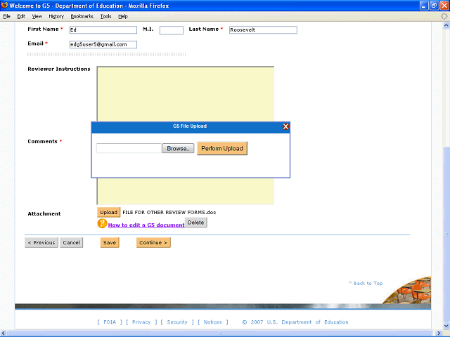 Screen image of this step