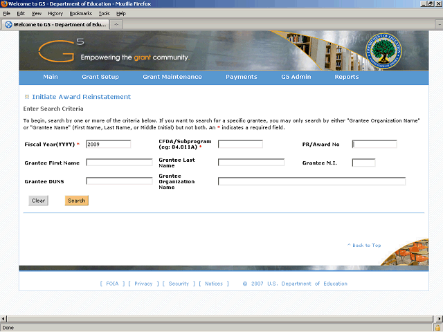 Screen image of this step