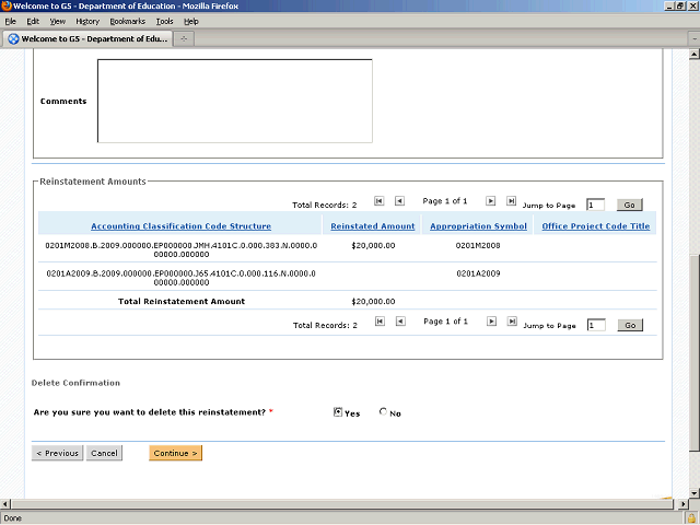 Screen image of this step