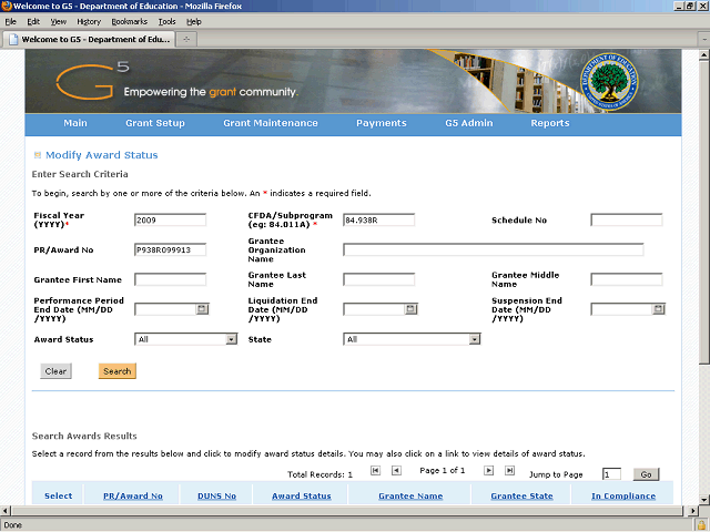 Screen image of this step