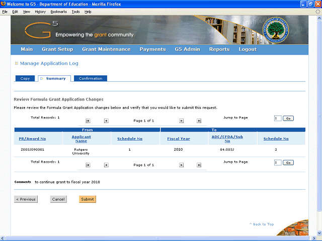 Screen image of this step