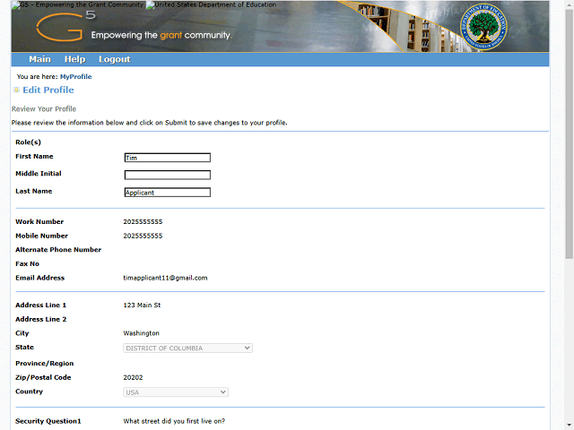 Screen image of this step