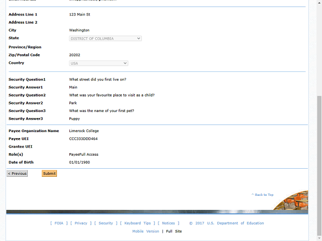 Screen image of this step