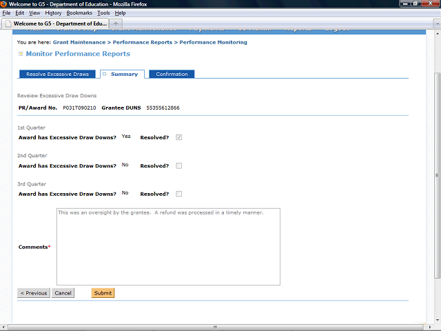 Screen image of this step