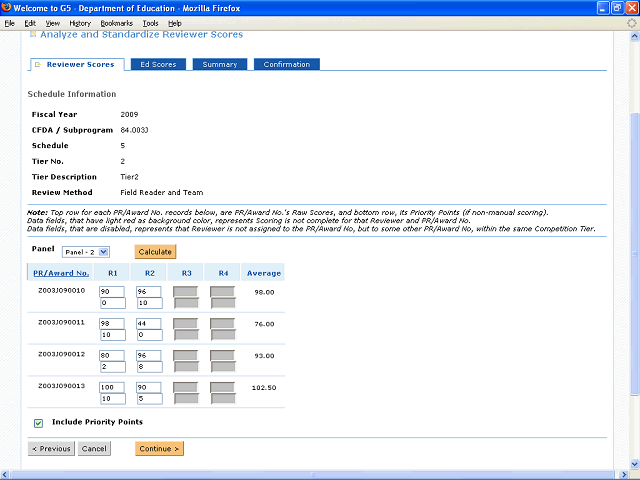 Screen image of this step