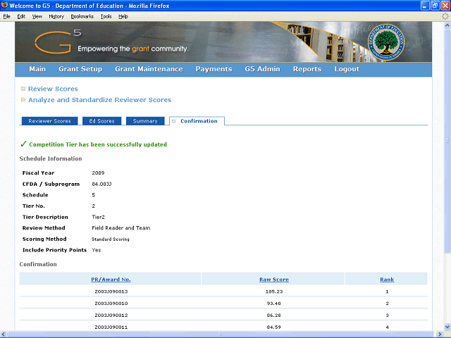 Screen image of this step