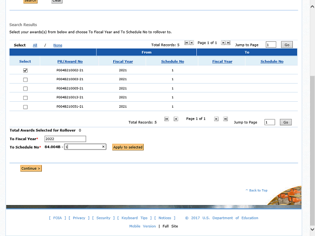 Screen image of this step