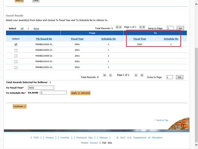 Screen image of this step