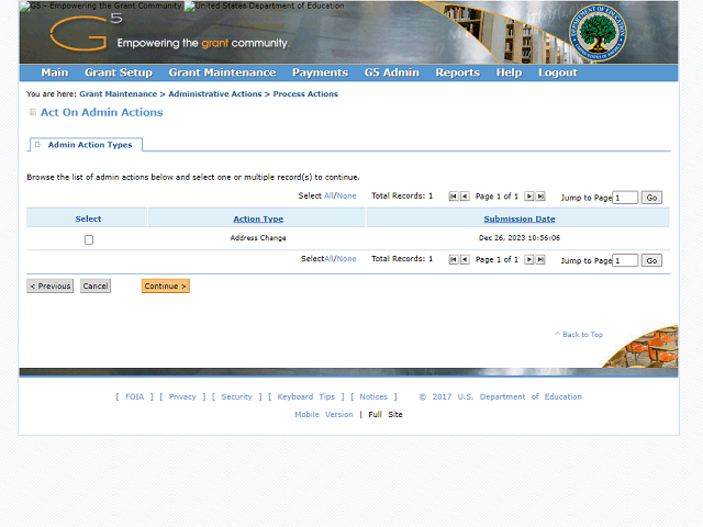 Screen image of this step
